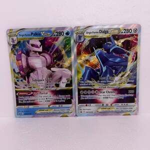 Pokemon Origin Forme Palkia Vstar SWSH254 & Origin Forme Dialga Vstar SWSH256